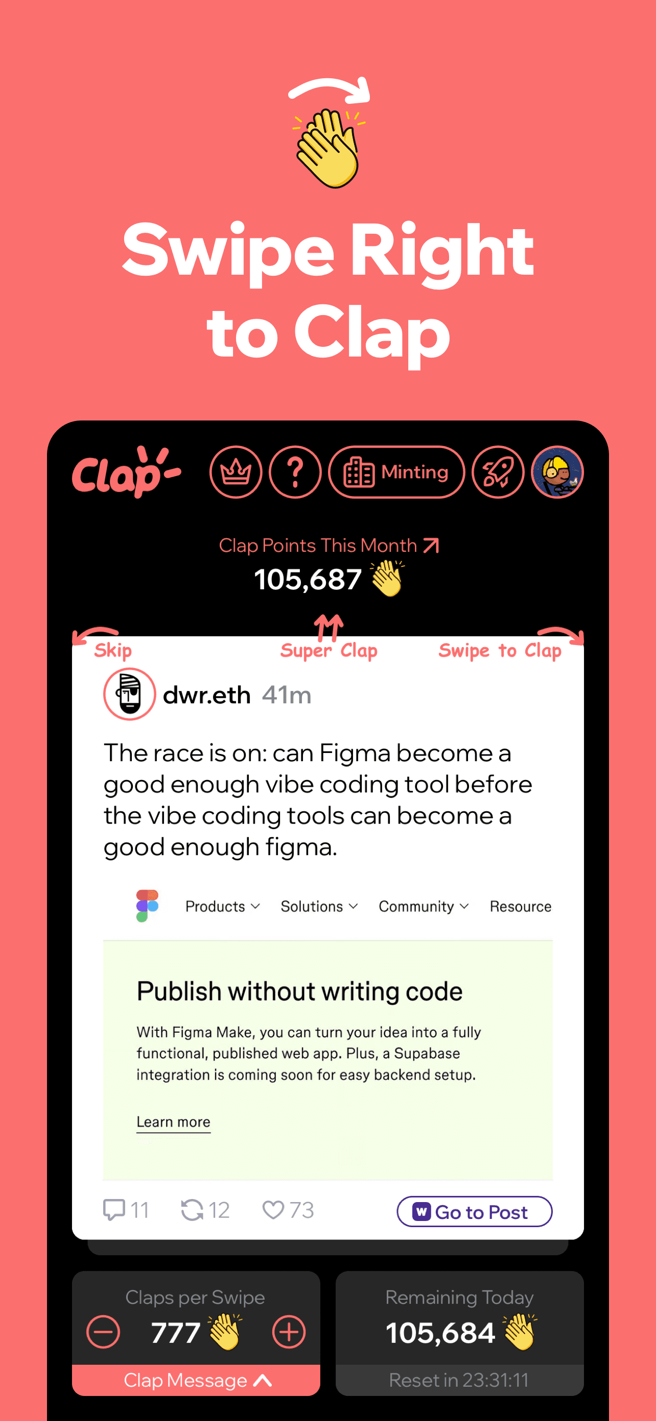 Clap screen 2