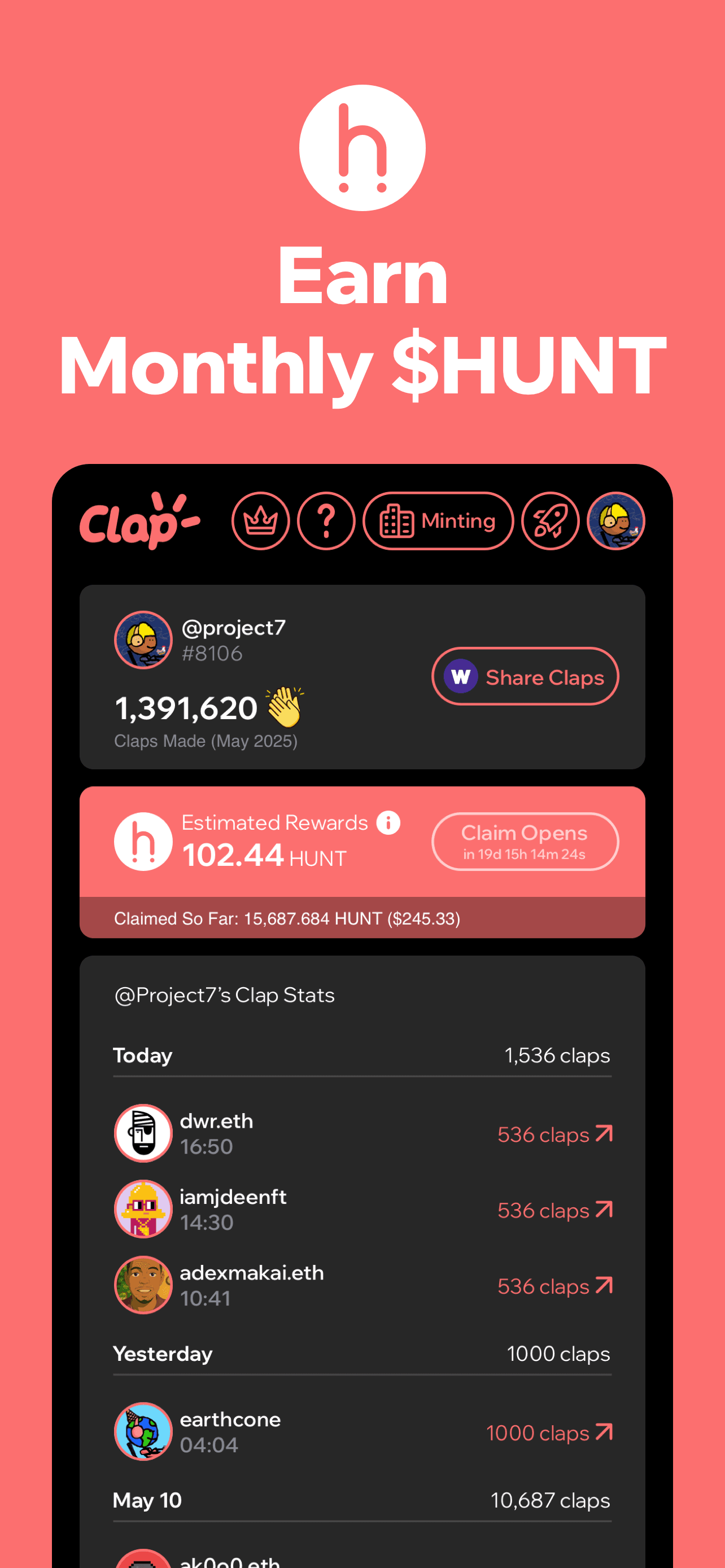Clap screen 3
