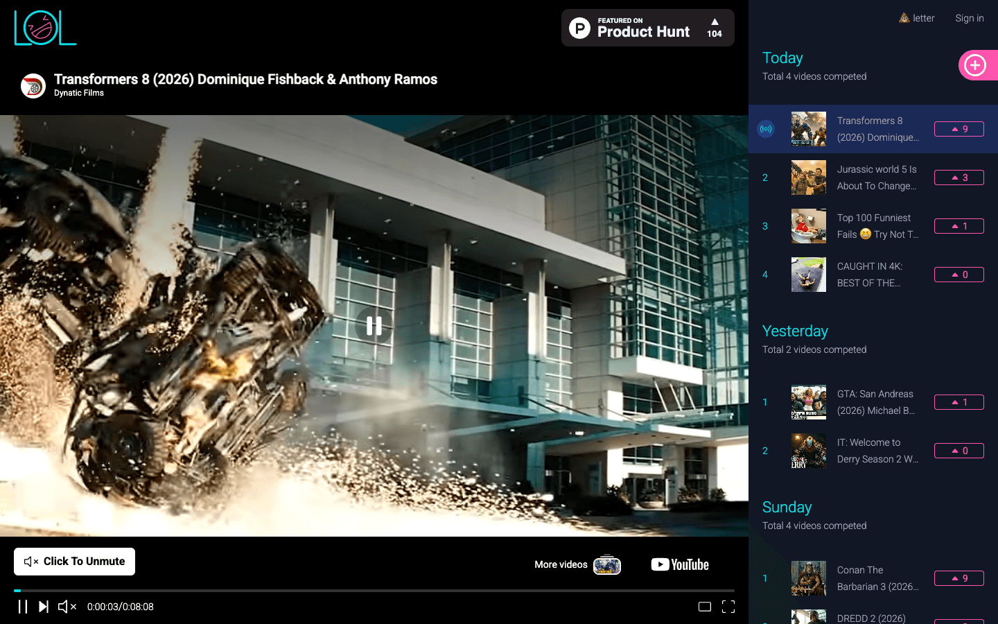LOL Hunt product screen 1