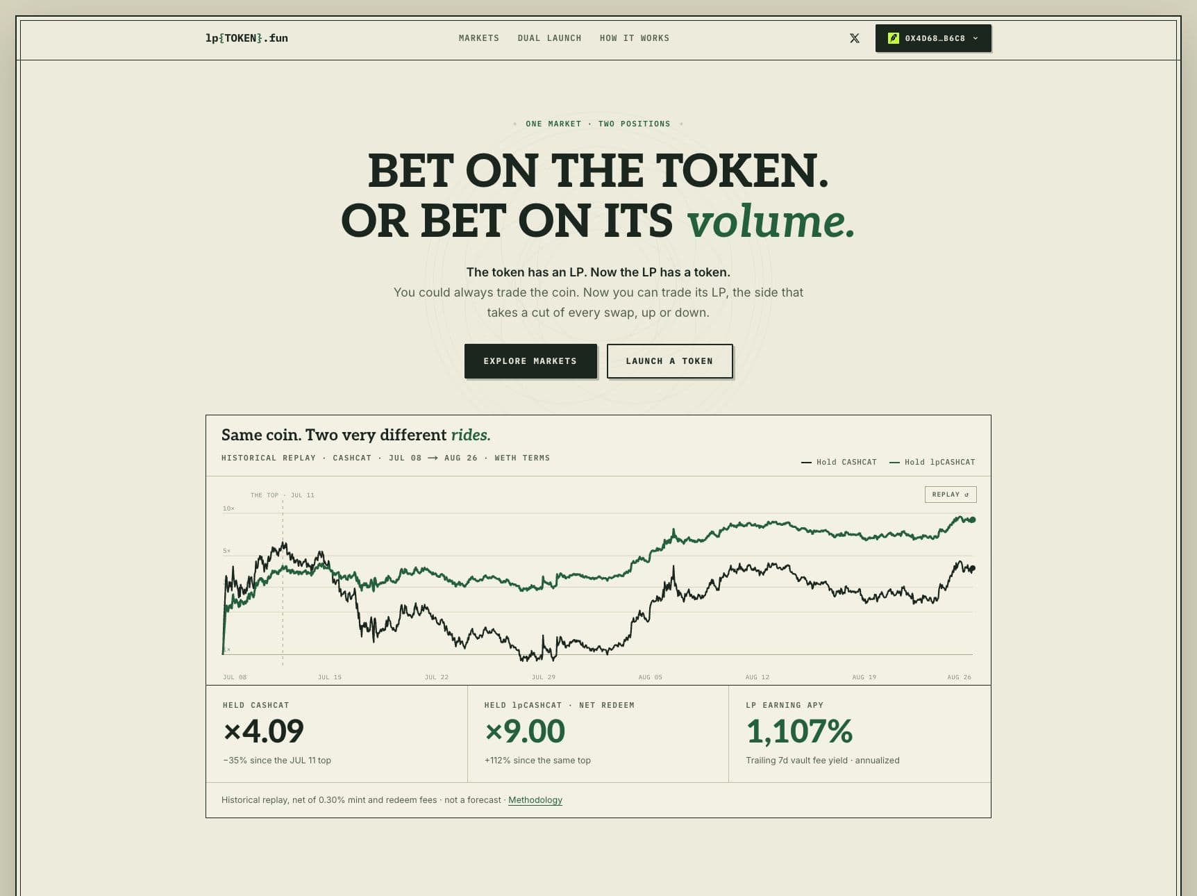 lpTOKEN.fun screen 2